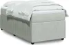 vidaXL Postel Boxspring s matrací Light Grey 100x200 cm Náhled obrázku produktu 2