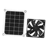 A solar panel and a fan are shown against a white background. Náhľad obrázku produktu