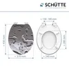 SCHÜTTE WC Sitz GREY STEEL High Gloss mit MDF Holzkern, Produktbild-Vorschau 5