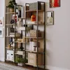 Regał Industrialny Stojący Jasny Brąz Loft Na Książki Podgląd zdjęcia produktu 4