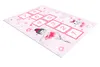 A children's hopscotch rug with a ballerina and bunny illustration. Podgląd zdjęcia produktu