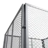 Metalowy kompostownik ogrodowy 450 l - srebrny, przewiewny Podgląd zdjęcia produktu 6