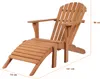 Teakholz Gartenliege/Sessel - bene living - Adirondack Produktbild-Vorschau 2