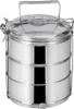 Orion | Edelstahl Lunchbox - 3-stufig - 3x1,3 l - Praktisch Produktbild-Vorschau 1