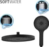A collage of shower head images and text. Produktbild-Vorschau