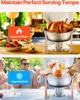 VEVOR Hot Pot Buffet-Speisenwärmer mit 4 großen Behältern Produktbild-Vorschau 3