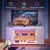 TV Lowboard mit LED-Beleuchtung & Fernbedienung, 120cm Produktbild-Vorschau 3