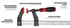 TOOLCREST Schreinerzwinge 300 mm | Profi Schraubzwinge 200 Produktbild-Vorschau 9