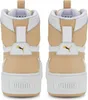The back view of two Puma Karmen Rebelle Mid sneakers. Produktbild-Vorschau