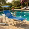 Aluminium Strandliege Sonnenliege mit Sonnendach Nettuno - Produktbild-Vorschau 2