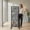 Dekorative Metallpaneel Metallsichtschutzwand - Flieder Produktbild-Vorschau 6
