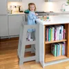 Kinderhochstuhl - Grauer Leertisch Produktbild-Vorschau 2