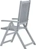 VidaXL 45938, Taras, Drewno akacjowe, Szary, 570 mm, 690 Podgląd zdjęcia produktu 4