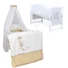 Baby-Delux Babybett Gitterbett Mia weiß 120×60 inkl. Produktbild-Vorschau 1
