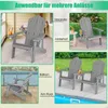 COSTWAY Sedia Adirondack con portabicchieri, sedia da Anteprima dell’immagine prodotto 6
