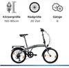 Zündapp ZF20 Speed Folder 20 Zoll Klapprad Faltrad Stadtrad Produktbild-Vorschau 3