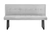 byLIVING Sitzbank Talea, 160 cm, hellgrau, Gestell Metall Produktbild-Vorschau 8