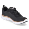 Skechers Flex Appeal 4.0 sportlicher Schnürer Schwarz Produktbild-Vorschau 64