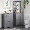 Yaheetech Badezimmerschrank Badschrank mit Doppeltür & Produktbild-Vorschau 9