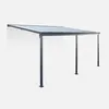 sweeek - Pergola 3x4m Aluminium und Polycarbonat + Produktbild-Vorschau 1