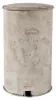 Cestino a pedale Clayre & Eef 12000 ml Bianco Ferro Pollo Anteprima dell’immagine prodotto 1