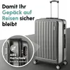 Easy Move ABS Hartschalenkoffer - Trolley Koffer mit 360° Produktbild-Vorschau 2