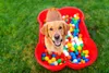 Piscine pour chiens DogsLand en forme d'os - 120 cm, rouge, Voir les images du produit 8