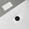 SMC Duschwanne 80x80cm weiß Steinoptik mit Ablaufgarnitur Produktbild-Vorschau 6