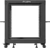 Lanberg Open rack 19" 12U 600x600-1100 regulowany czarny Voir les images du produit 5