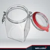 WELLGRO Einmachgläser mit Bügelverschluss eckig 1150ml - Produktbild-Vorschau 4