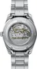 Close-up view of the back of a watch, showing the automatic movement and engraved details. Produktbild-Vorschau