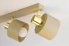 LUXOLAR - LED Deckenleuchte 4-flammig Beige/Gold E27 60W - Produktbild-Vorschau 10