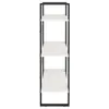 vidaXL Bücherregal 3 Fächer Weiß 80x30x105 cm Massivholz Produktbild-Vorschau 14