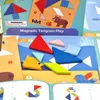 Tooky Toy Tangram Puzzle Puzzle pro děti Učící se tvary Náhled obrázku produktu 3