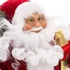 Weihnachtsmann aus rotem samt 45cm - Feeric Lights & Produktbild-Vorschau 2