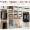 Holz-Kleiderbügel 20 Stück, dunkles Kirschholz, 44,5 cm breit Productafbeelding-voorbeeld