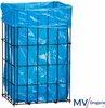 Koš drátěný MERIDA STELLA na papírové ručníky 47 l černý Náhled obrázku produktu 2