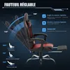 Chaise gaming ergonomique, avec repose-pieds, capacité de Voir les images du produit 4