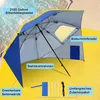Parasol Peviasot 210 cm, indice UPF 50+, parasol de plage Voir les images du produit 3