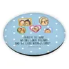 Mr. & Mrs. Panda magnet Igel Familie - Blau Pastell - Produktbild-Vorschau 2