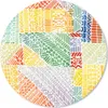 MuchoWow® Mauspad Mousepad Muster - Mosaik - Abstrakt 30x30 Produktbild-Vorschau 1
