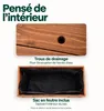 Jardinière en Bois IvoQ – 80 x 40 x 32 cm – Bois – Pour Voir les images du produit 4