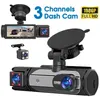 Dashcam met 3 kanalen, voor- en achterkant, 1080P, dashcam Productafbeelding-voorbeeld 1