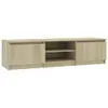 vidaXL TV-Schrank Sonoma-Eiche 140x40x35,5 cm Holzwerkstoff Produktbild-Vorschau 3