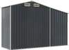 vidaXL Abri de jardin anthracite 277x93x179 cm Acier Voir les images du produit 5