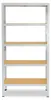 shelfplaza OFFICE 180x100x60 cm scaffale pesante in grigio Anteprima dell’immagine prodotto 5