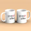 Huuraa Kaffeetasse Juister mit Herz 330ml Weiß Keramik Produktbild-Vorschau 2