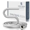 A shower hose and its packaging are displayed against a white background. Produktbild-Vorschau