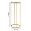 A gold cylindrical stand with dimensions indicated. Podgląd zdjęcia produktu
