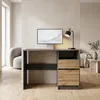 Kompaktný písací stôl 100 x 50 cm | Moderný počítačový a Náhľad obrázku produktu 9